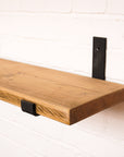 Antique wooden hanging shelf