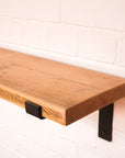 Antique wooden shelving