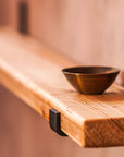 Narrow Wooden Shelf, Handcrafted in Frome