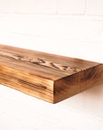 Lightly flamed chunky reclaimed scaffold board