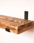 New Chunky Wooden Shelf Kit (225mm width) - Hanging Bracket