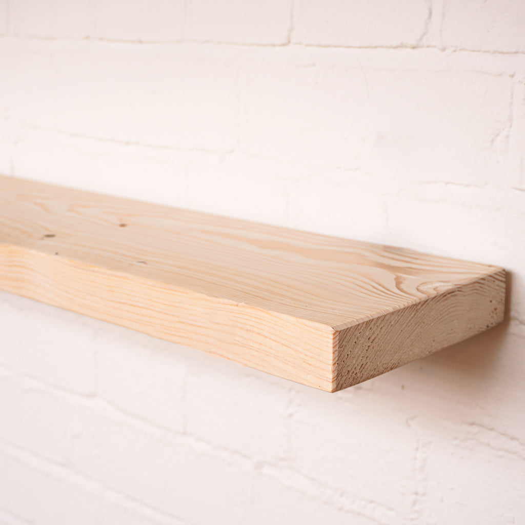 New scaffolding board hand sanded shelf