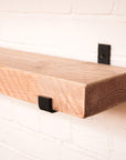 Reclaimed Rustic Chunky Radiator Shelf Kit (165mm width) - Hanging Bracket