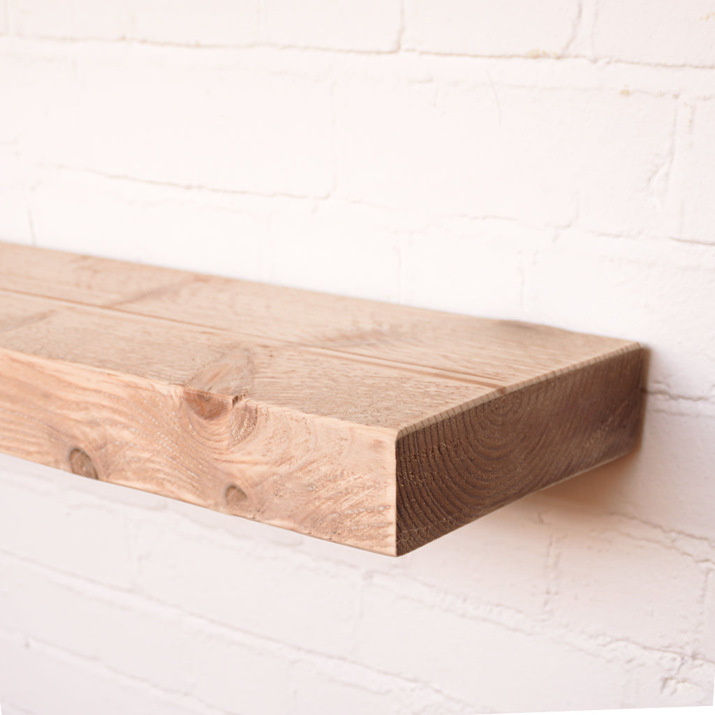 Chunky reclaimed scaffold board with no oil