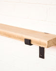 Reclaimed Rustic Narrow Shelf Kit (110mm width) - Propped Bracket