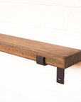 Reclaimed Rustic Narrow Shelf Kit (110mm width) - Propped Bracket