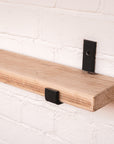 Reclaimed Rustic Narrow Shelf Kit (110mm width) - Hanging Bracket