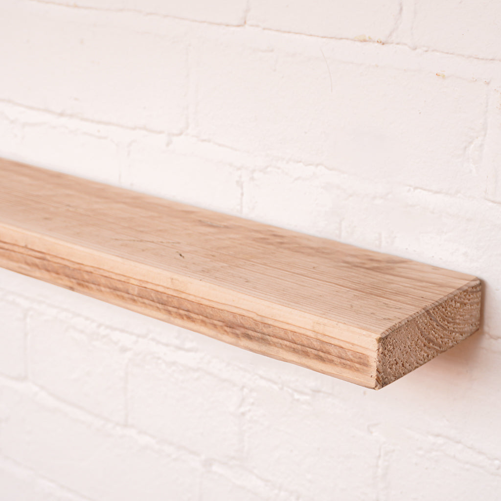 Unsanded skinny narrowed scaffold board with no oil, reclaimed
