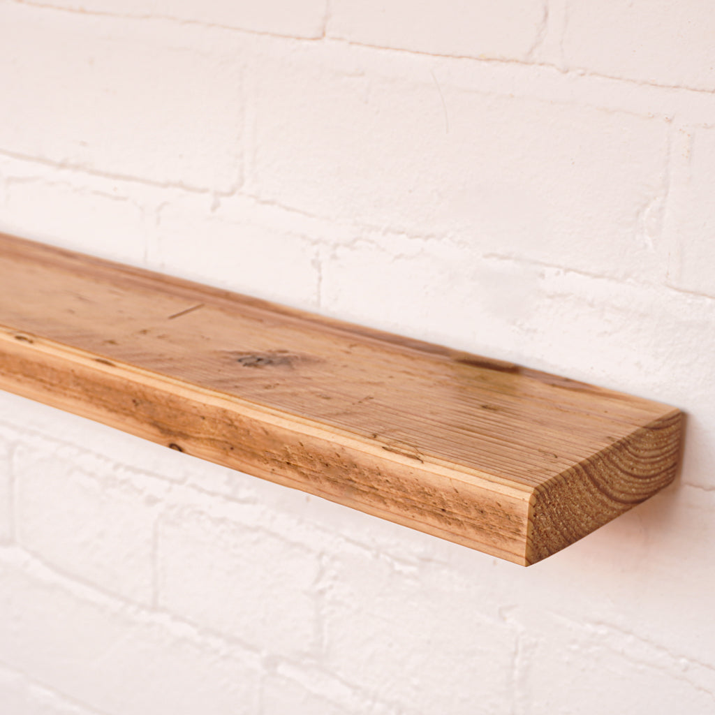 Sanded reclaimed scaffold board with natural danish oil
