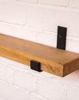 Reclaimed Rustic Narrow Shelf Kit (110mm width) - Hanging Bracket