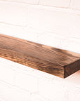 New scaffold board in reduced with with jacobean danish oil