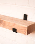 Reclaimed Rustic Chunky Narrow Shelf Kit (110mm width) - Hanging Bracket