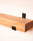 Reclaimed Rustic Chunky Narrow Shelf Kit (110mm width) - Hanging Bracket