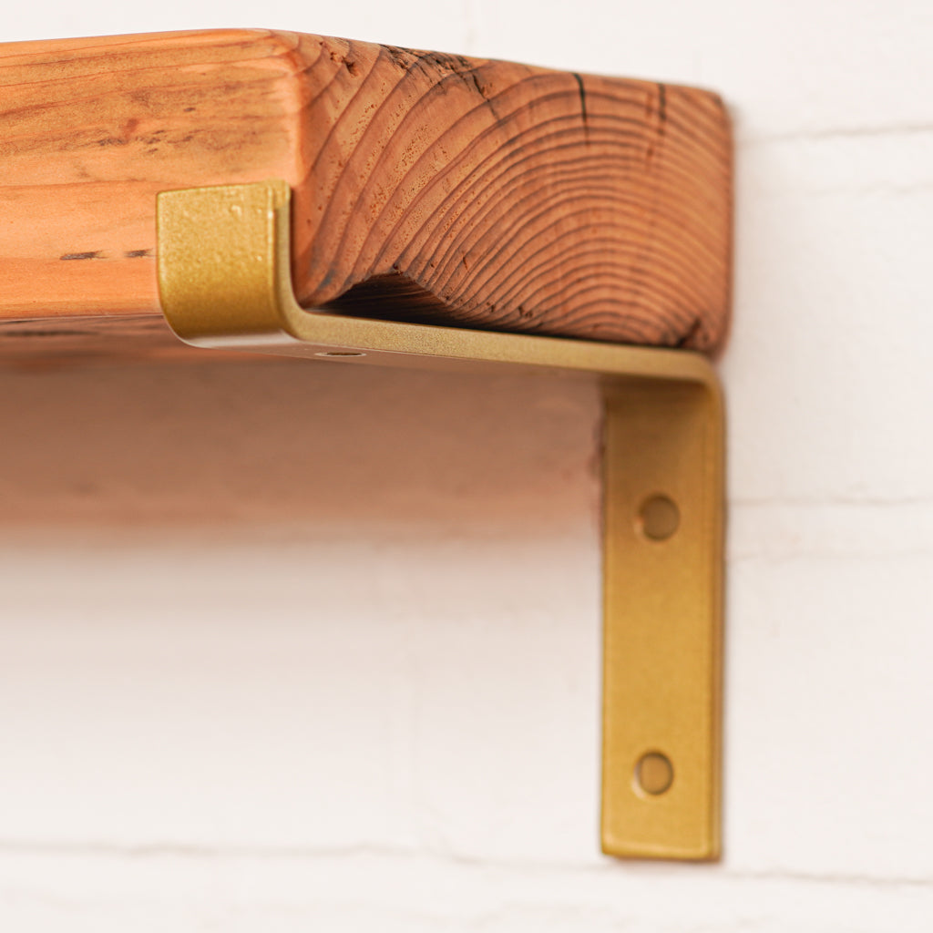 Gold Colour shelf bracket