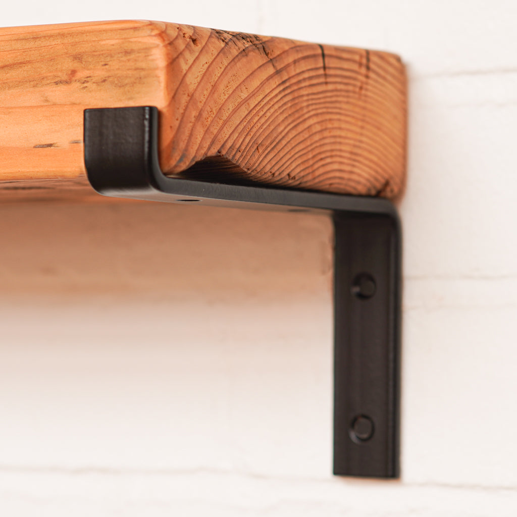 Black colour shelf bracket