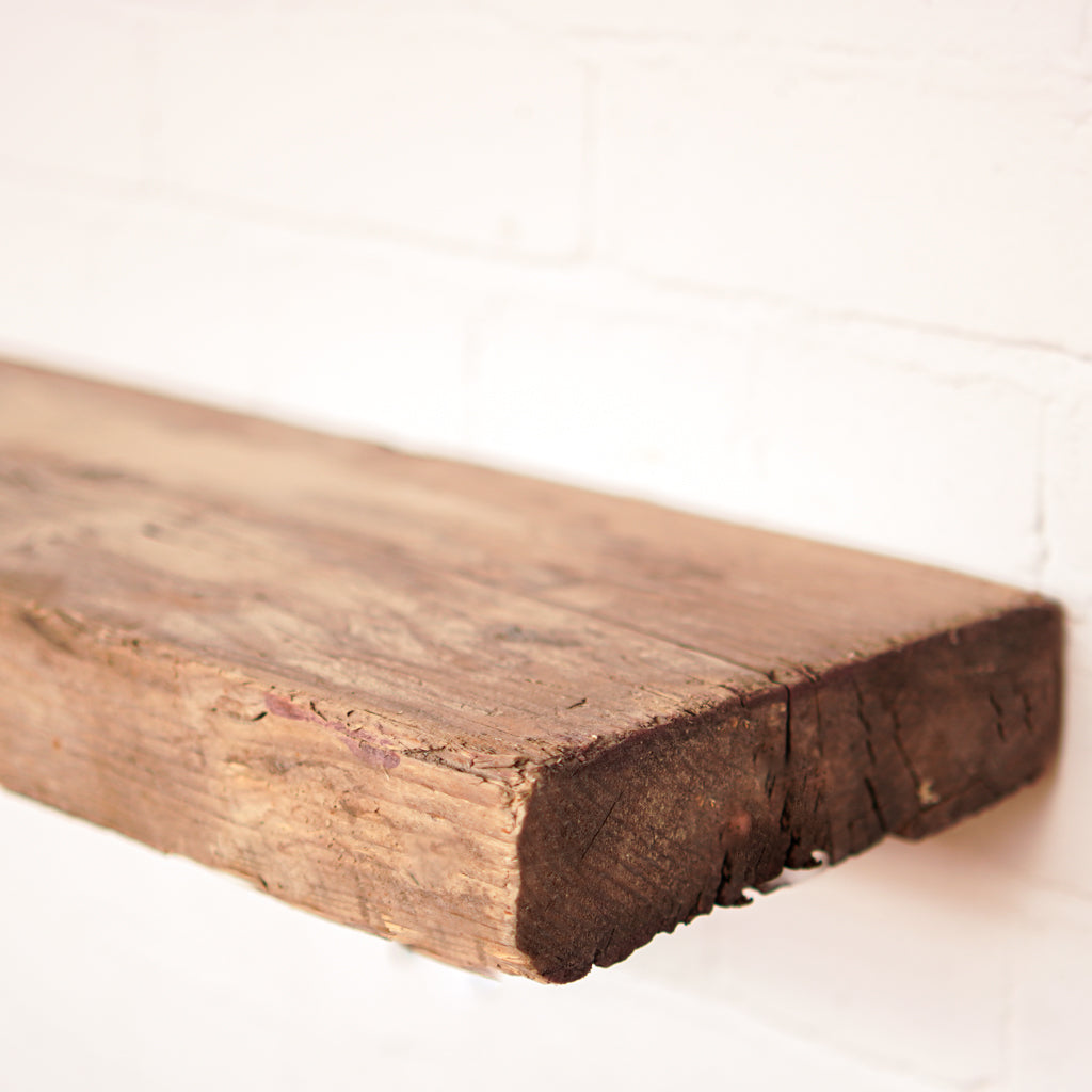 Chunky reclaimed scaffold board unsanded