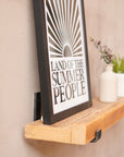 New Wooden Floating Picture Shelf Kit (225mm width)
