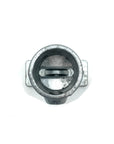 Wall or floor fixing for circular tube to fix through