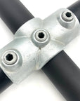 Scaffold Tube Clamp - 4-Way Middle Rail Cross (STC-119)