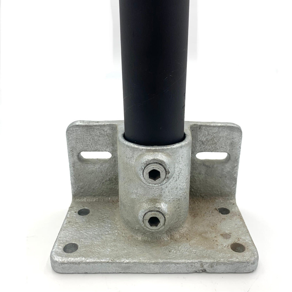 Scaffold Tube Clamp - Base Flange With Kick Plate Fixing (STC-142)