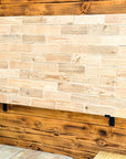 Wooden cladding bricks