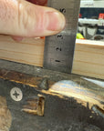 Making a scaffold board thinner