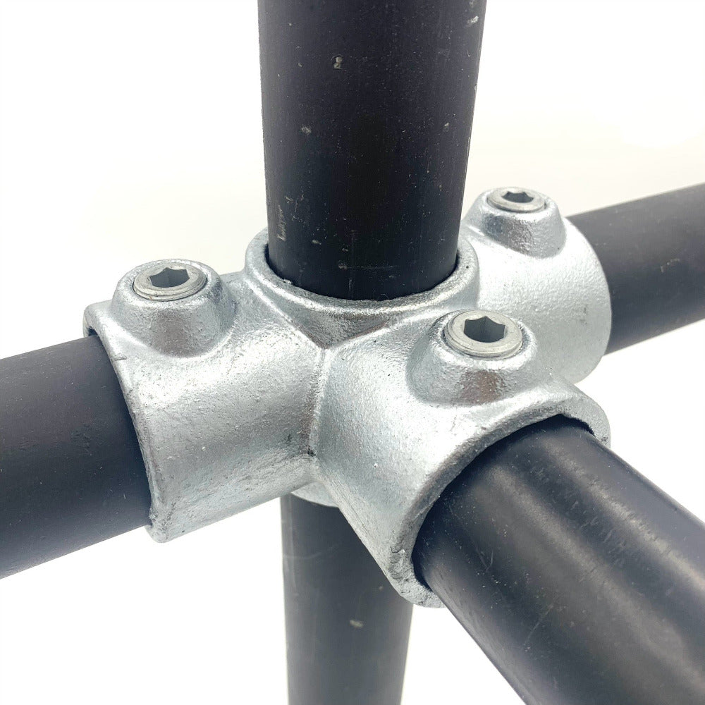 Scaffold Tube Clamp - 180 Degree 3-Way Outlet Tee (STC-176)