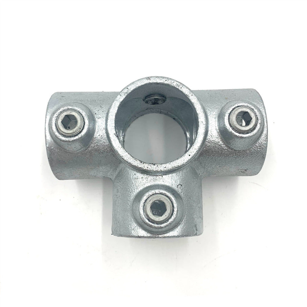 Scaffold Tube Clamp - 180 Degree 3-Way Outlet Tee (STC-176)
