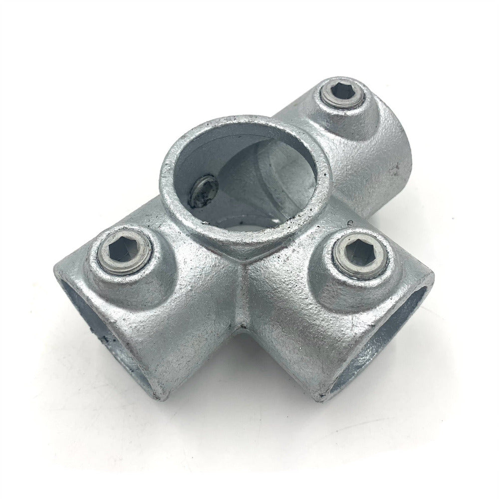 Scaffold Tube Clamp - 180 Degree 3-Way Outlet Tee (STC-176)