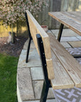 Scaffold board re used to make a lovely garden seat