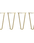 25cm 10 inch legs in brass colour