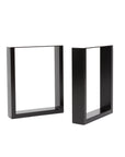 Table Legs in Black Box Section Steel
