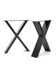 X frame heavy duty legs for benches