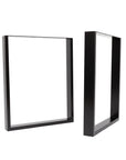Square Chunky Table Legs in Black narrower size
