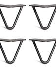 4 inch heavy duty table legs in black steel