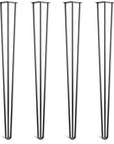 Hairpin legs in black for Counter tops and Bars