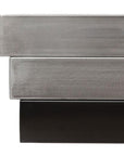 Box section for table legs in classic and contemporary finishes