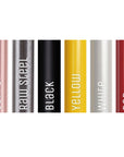 Colours available for 25cm 10 inch legs include copper, raw steel, black, yellow, white, red