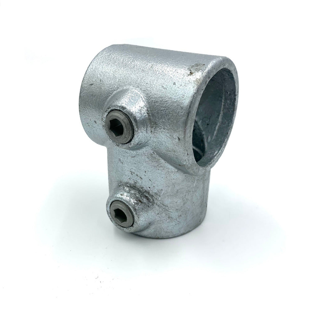 Perpendicular connection for two metal bars
