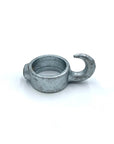 Pole sleeve with metal hook for hanging