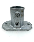 Anchor point for scaffold tubes to affix to ground