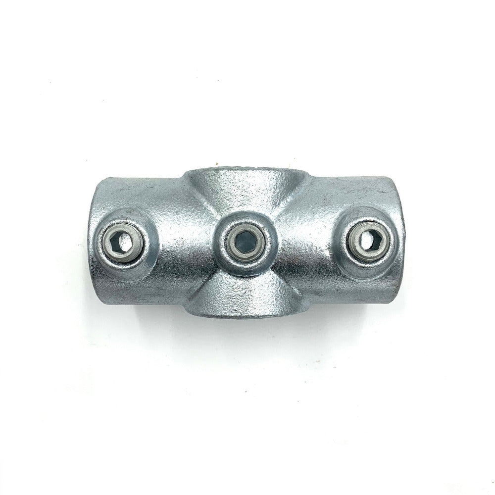 Through fixing kit for scaffold poles 4-way