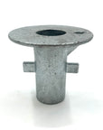 Undergroud base socket for metal poles
