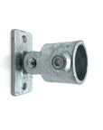 Metal socket to take metal pole and fix to flat surface