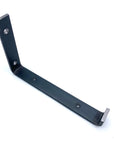 Scaffold board hanging wall bracket in raw steel colour
