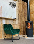 Effective scaffold board cladding in batten size from The Scaff Shop