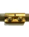 External metal fixing point for metal poles