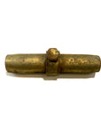 Original rusty scaffold tube connector with fastening pin