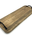 Beautiful grain on a handmade serving board from aged scaffold boards