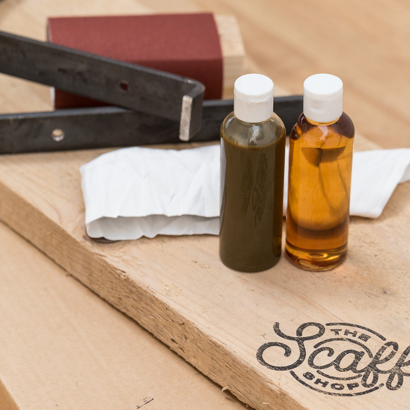Danish Oil for Scaffold Board in both Natural and Antique Pine